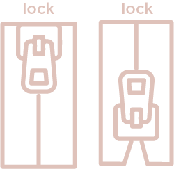 Double Lock Metal Zipper Double Lock Metal Zipper