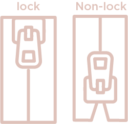 Lock Metal Zipper Lock Metal Zipper