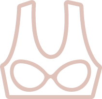 One-piece slight push up removable padding One-piece slight push up removable padding