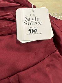 DEFECT | Claire Cross Back Maxi in Maroon in S DEFECT | Claire Cross Back Maxi in Maroon in S