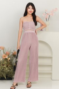 Pierson Pleat Co-ord Pants in Lilac Pierson Pleat Co-ord Pants in Lilac