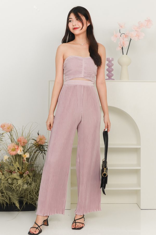 Pierson Pleat Co-ord Set in Lilac