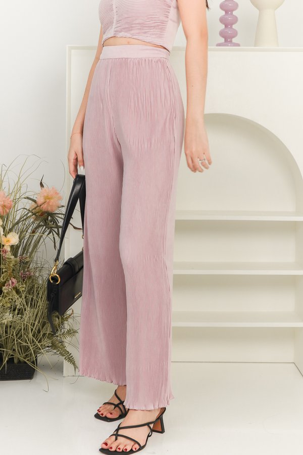 Pierson Pleat Co-ord Pants in Lilac
