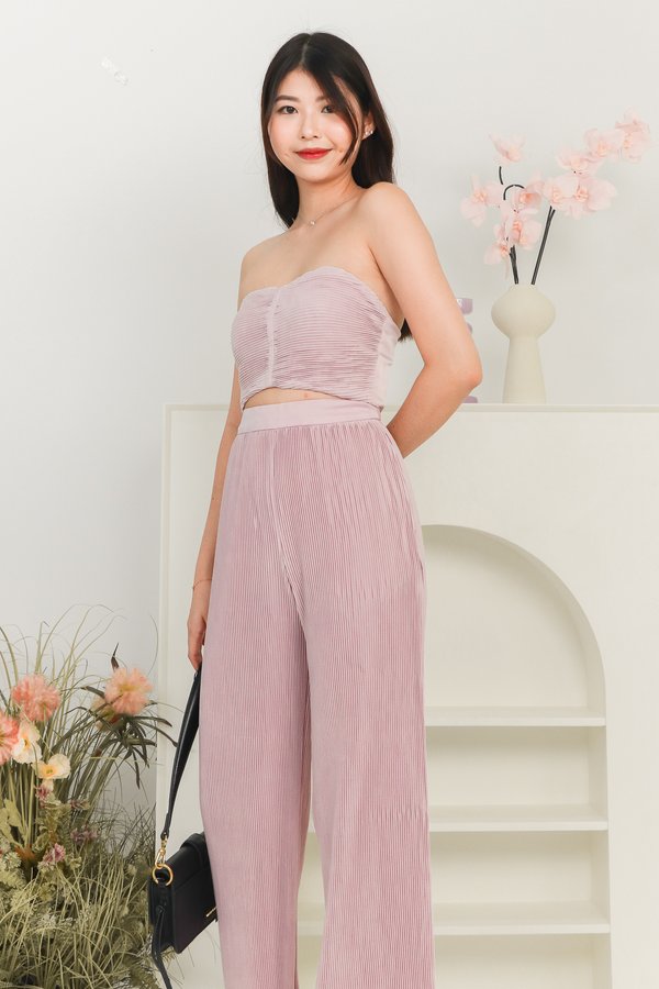Pierson Pleat Co-ord Top Lilac