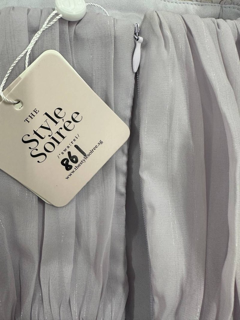 DEFECT | Madeline Mesh Romper Dress in Lilac in XS, S and M