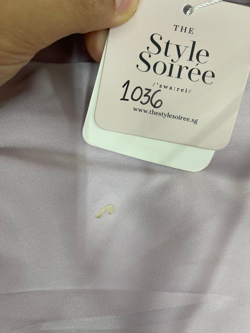 DEFECT | Claire Cross Back Maxi in Lilac in S DEFECT | Claire Cross Back Maxi in Lilac in S