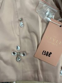 DEFECT | Sparkle Embellished Top in Champagne Blush in M DEFECT | Sparkle Embellished Top in Champagne Blush in M