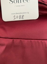 DEFECT | Claire Cross Back Maxi in Maroon in S