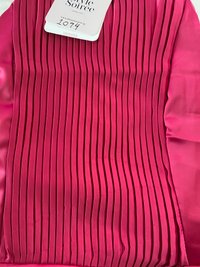 DEFECT | Promise Pleat Halter Top in Magenta in XL DEFECT | Promise Pleat Halter Top in Magenta in XL