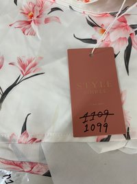 DEFECT | Florenda Floral Satin Skorts in S DEFECT | Florenda Floral Satin Skorts in S