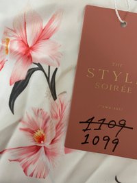 DEFECT | Florenda Floral Satin Skorts in S DEFECT | Florenda Floral Satin Skorts in S