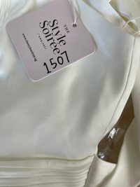 DEFECT | Promise Pleat Halter Top in White in XXS