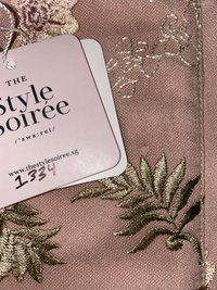 DEFECT | Eloise Embroidery Sleeved Top in Pink in XXS