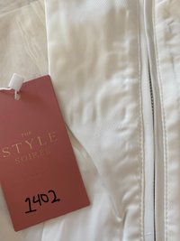 DEFECT | Perl Pleated Halter Top in White  DEFECT | Perl Pleated Halter Top in White