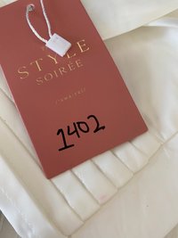 DEFECT | Perl Pleated Halter Top in White  DEFECT | Perl Pleated Halter Top in White