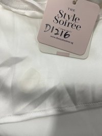 DEFECT | Claire Cross Back Maxi in White In M DEFECT | Claire Cross Back Maxi in White In M