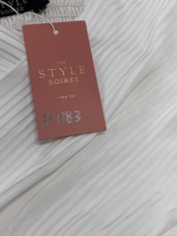 DEFECT | Phoebe Pleated Sleeved Top V3 in White in XS DEFECT | Phoebe Pleated Sleeved Top V3 in White in XS