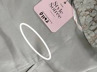 DEFECT | Lerine Lace Midi in Mint in XS  DEFECT | Lerine Lace Midi in Mint in XS