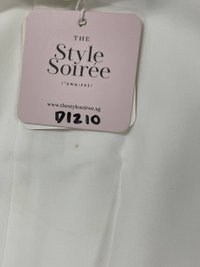 DEFECT | Pearlie Pleated Pants in White in XS  DEFECT | Pearlie Pleated Pants in White in XS