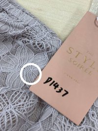 DEFECT | Lorenda Lace Co-ord Top in Lilac Grey in S DEFECT | Lorenda Lace Co-ord Top in Lilac Grey in S