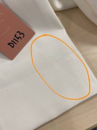 DEFECT | Deline Double Button Highwaist Pants in White in L