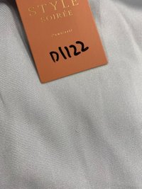 DEFECT | Meyria Mesh Ruched Dress in Pastel Blue in XS DEFECT | Meyria Mesh Ruched Dress in Pastel Blue in XS