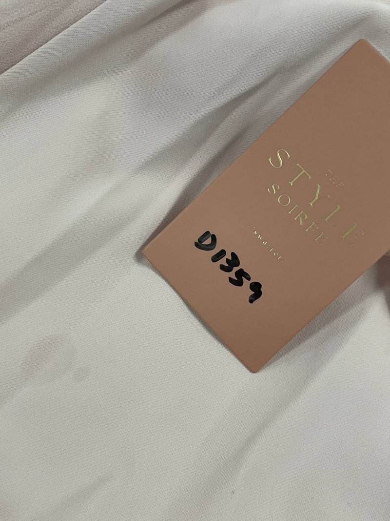 DEFECT | Prairie Pleat Tube Jumpsuit in Pastel Pink in S 