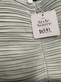 DEFECT | Poline Pleated Padded Top in Nude Grey In XS, S & M DEFECT | Poline Pleated Padded Top in Nude Grey In XS, S & M