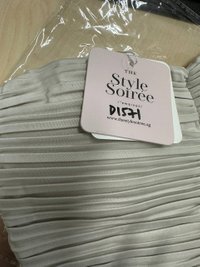 DEFECT | Poline Pleated Padded Top in Nude Grey In XS, S & M DEFECT | Poline Pleated Padded Top in Nude Grey In XS, S & M