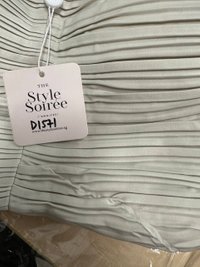 DEFECT | Poline Pleated Padded Top in Nude Grey In XS, S & M DEFECT | Poline Pleated Padded Top in Nude Grey In XS, S & M