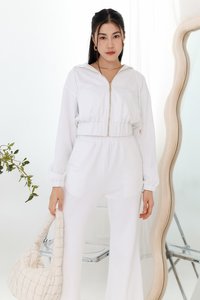 Carryn Co-ord Joggers in White Carryn Co-ord Joggers in White