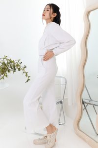 Carryn Co-ord Joggers in White Carryn Co-ord Joggers in White