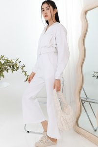 Carryn Co-ord Joggers in White Carryn Co-ord Joggers in White