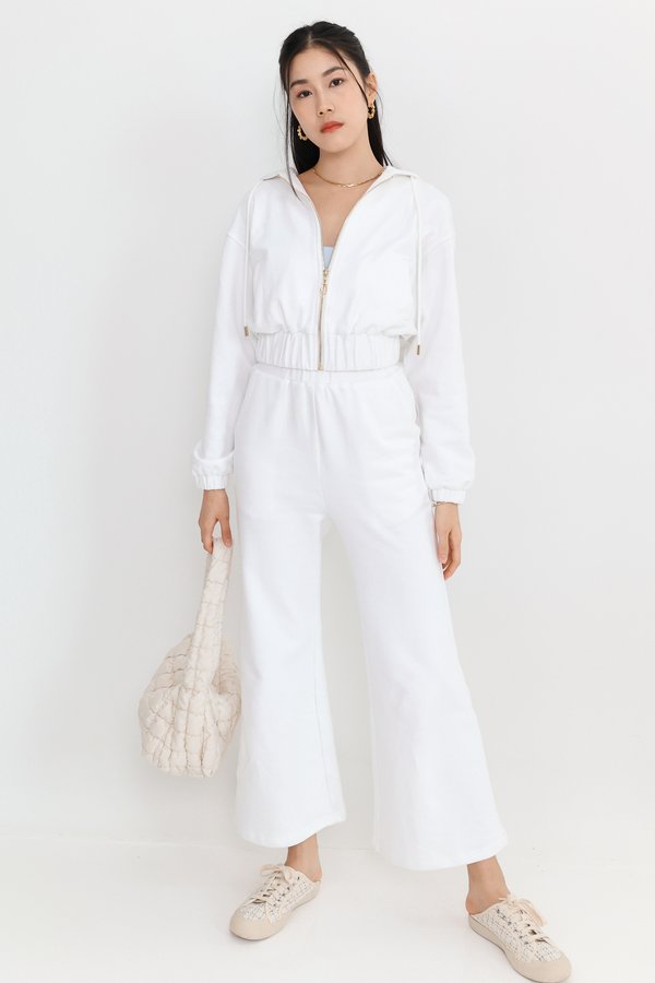 Carryn Co-ord Joggers in White