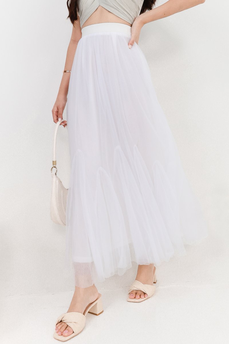 tulle maxi skirt qvc
