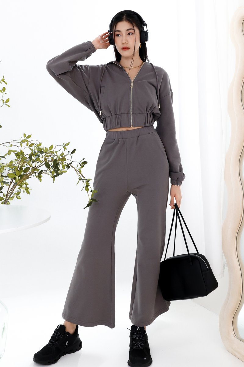 Carryn Co-ord Joggers in Dark Grey