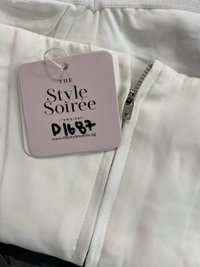 DEFECT | Pierson Pleat Co-ord Top Cream White in XS DEFECT | Pierson Pleat Co-ord Top Cream White in XS