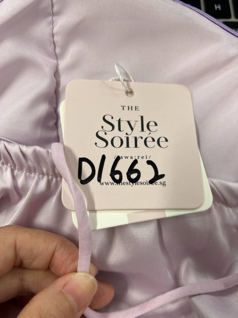 DEFECT | Claire Cross Back Maxi in Lilac in M