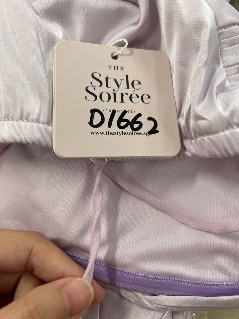 DEFECT | Claire Cross Back Maxi in Lilac in M
