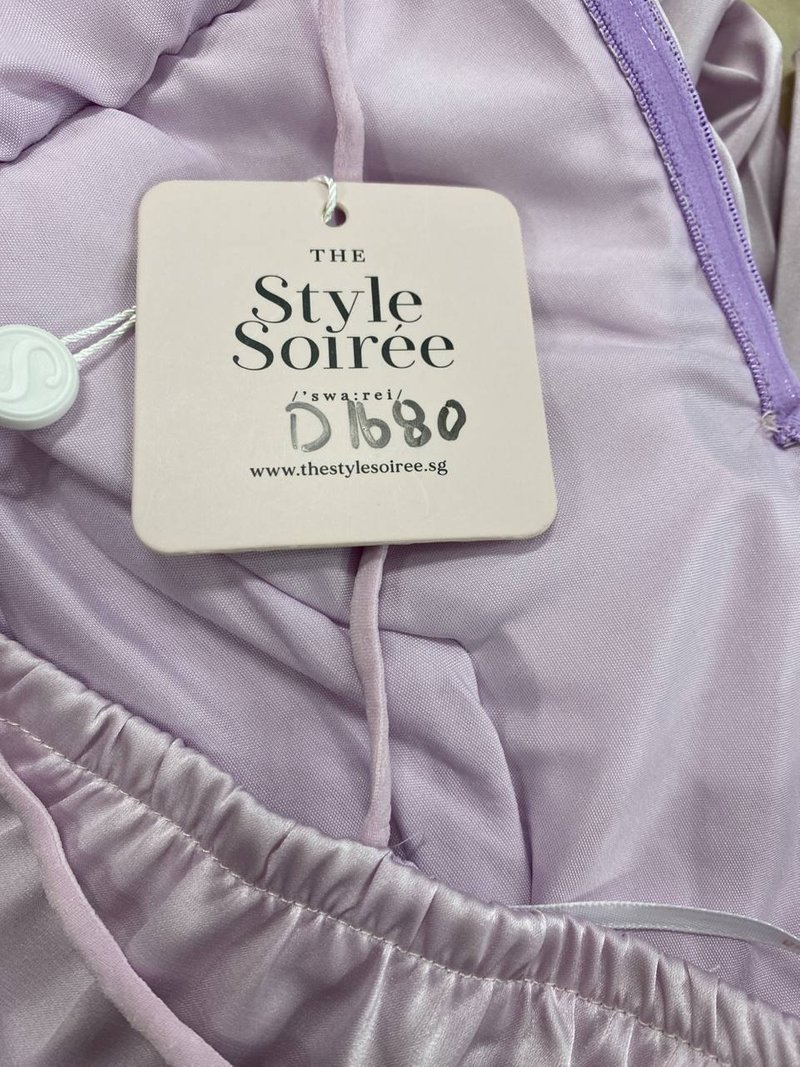 DEFECT | Claire Cross Back Maxi in Lilac in M