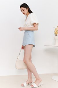 Terrie Tweed Co-ord Shorts in Blue Terrie Tweed Co-ord Shorts in Blue