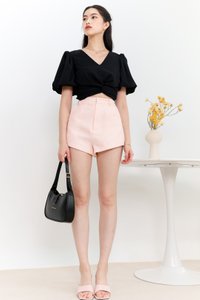 Terrie Tweed Co-ord Shorts in Pink Terrie Tweed Co-ord Shorts in Pink