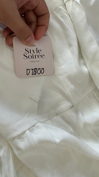 DEFECT | Carrie Cut Out Maxi in White in XXS