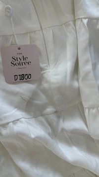 DEFECT | Carrie Cut Out Maxi in White in XXS