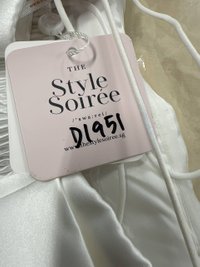 DEFECT | Seydra Satin Top&nbsp;in White in XL