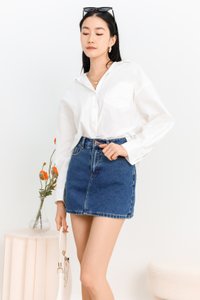 DEFECT | Oliver Oversized Shirt in White in M DEFECT | Oliver Oversized Shirt in White in M