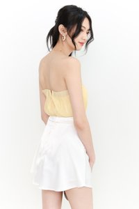 SALE EXCLUSIVE | Paylyn Pleated Tube Top in Yellow SALE EXCLUSIVE | Paylyn Pleated Tube Top in Yellow