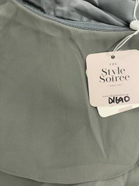 DEFECT | Renee Ruffle Spag Top in Dark Grey in XL DEFECT | Renee Ruffle Spag Top in Dark Grey in XL