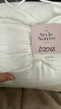 DEFECT | Claire Cross Back Maxi in White in S 