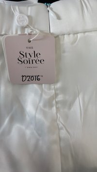 DEFECT | Seralie Satin Skorts in White in S DEFECT | Seralie Satin Skorts in White in S